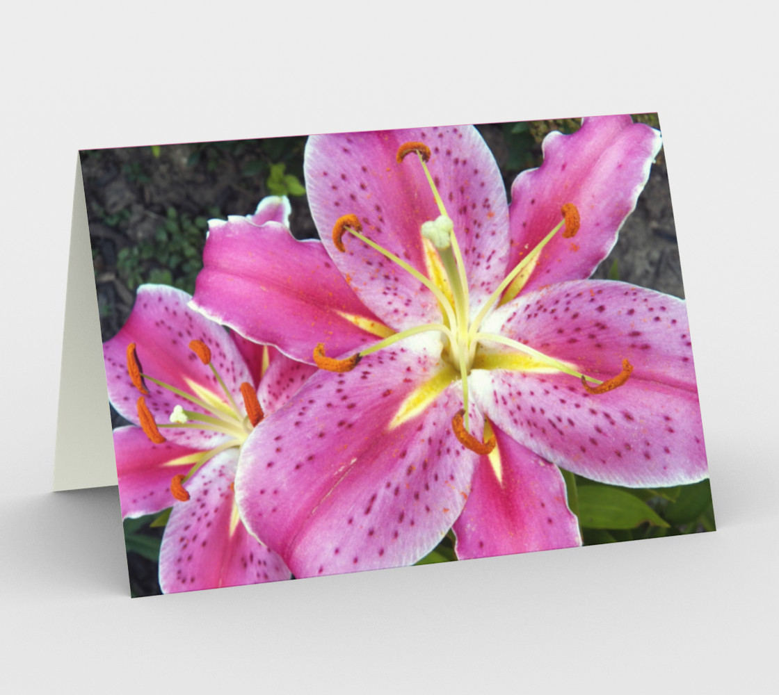 Aperçu de Pink Lily Dream Card #1
