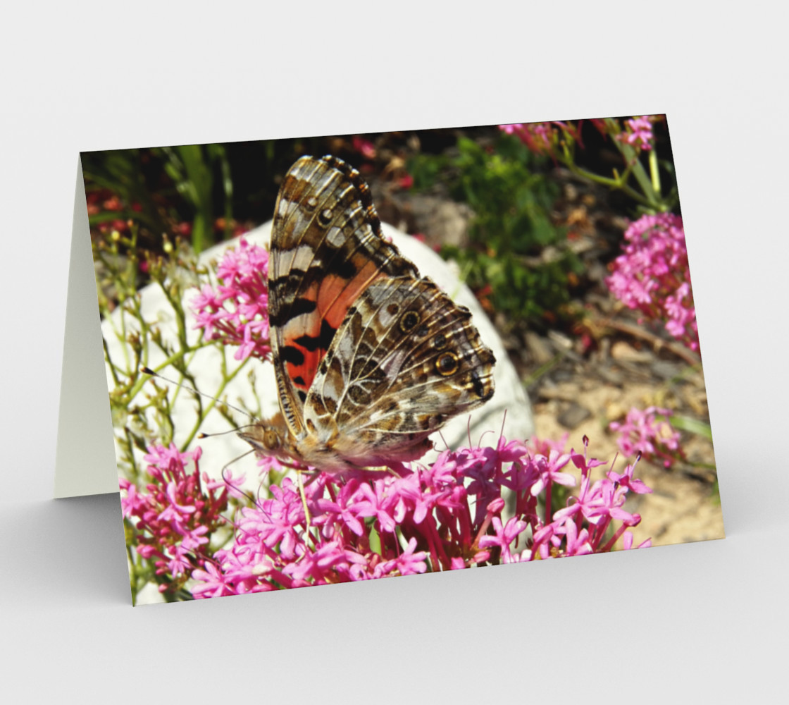 Painted Lady Butterfly Card Miniature #2