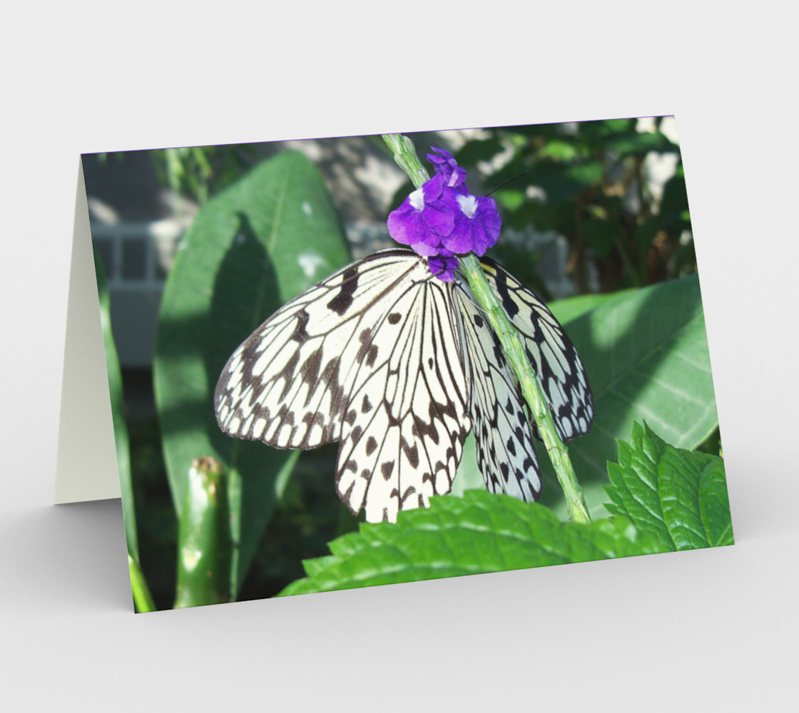 Aperçu 3D de Rice Paper Butterfly Card