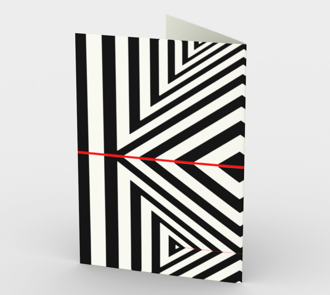 Geometric 3 Stationery Card preview #2