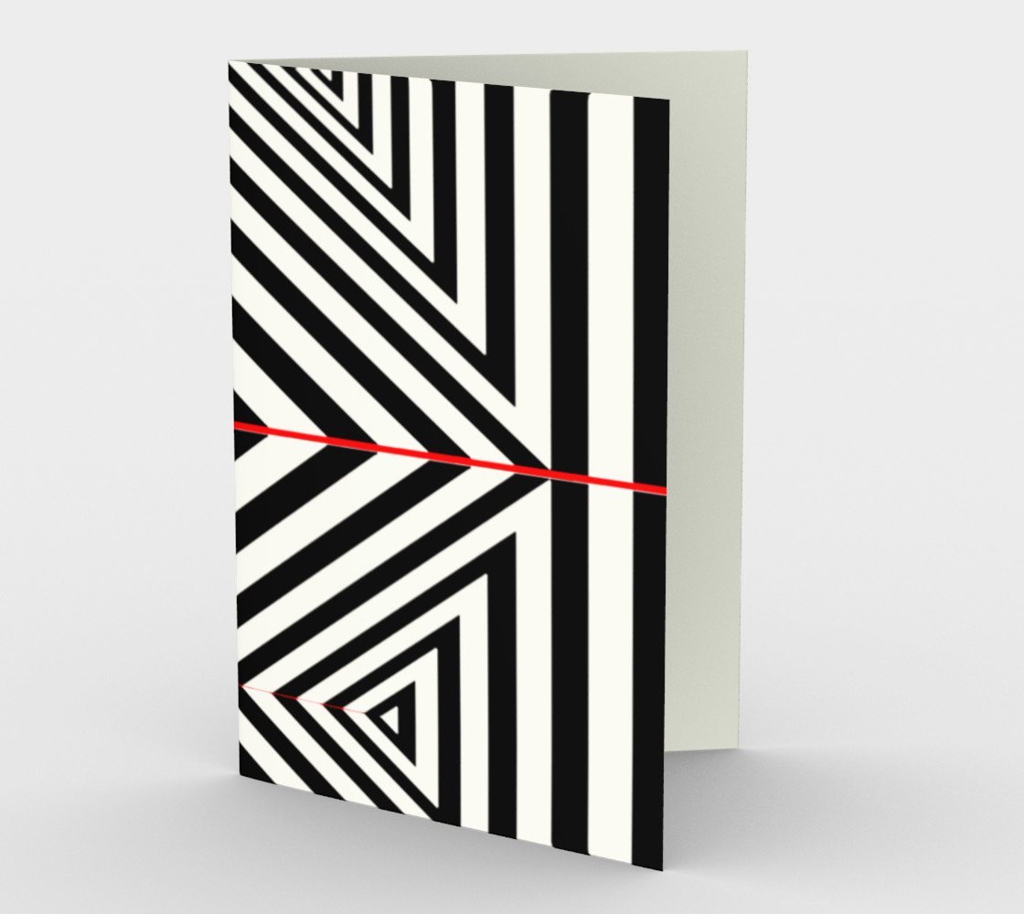 Geometric 3 Stationery Card preview #1