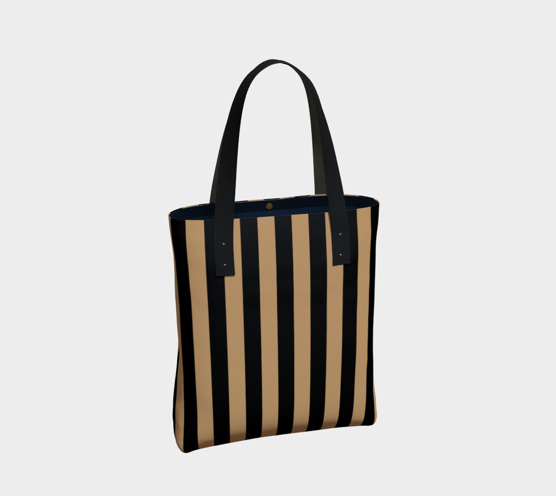 Black and Camel Brown Stripes preview #2