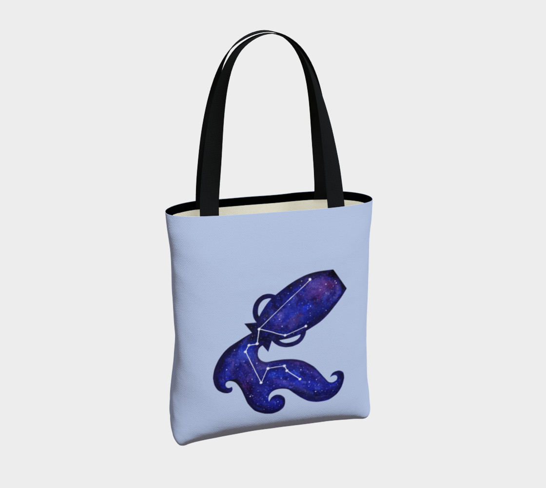 Astrological sign Aquarius constellation Tote Bag preview #4
