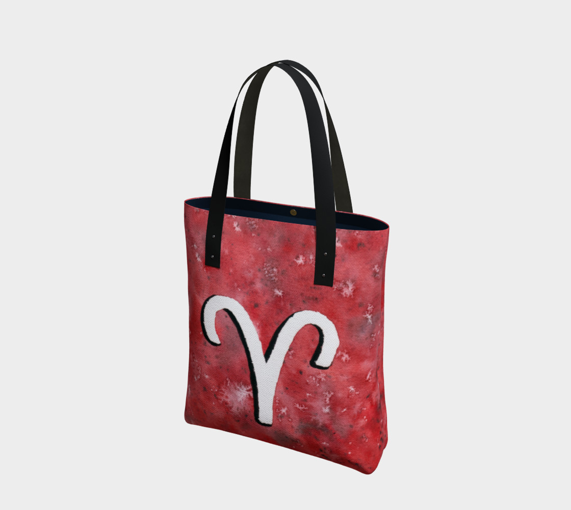 Aries astrological sign Tote Bag preview #1