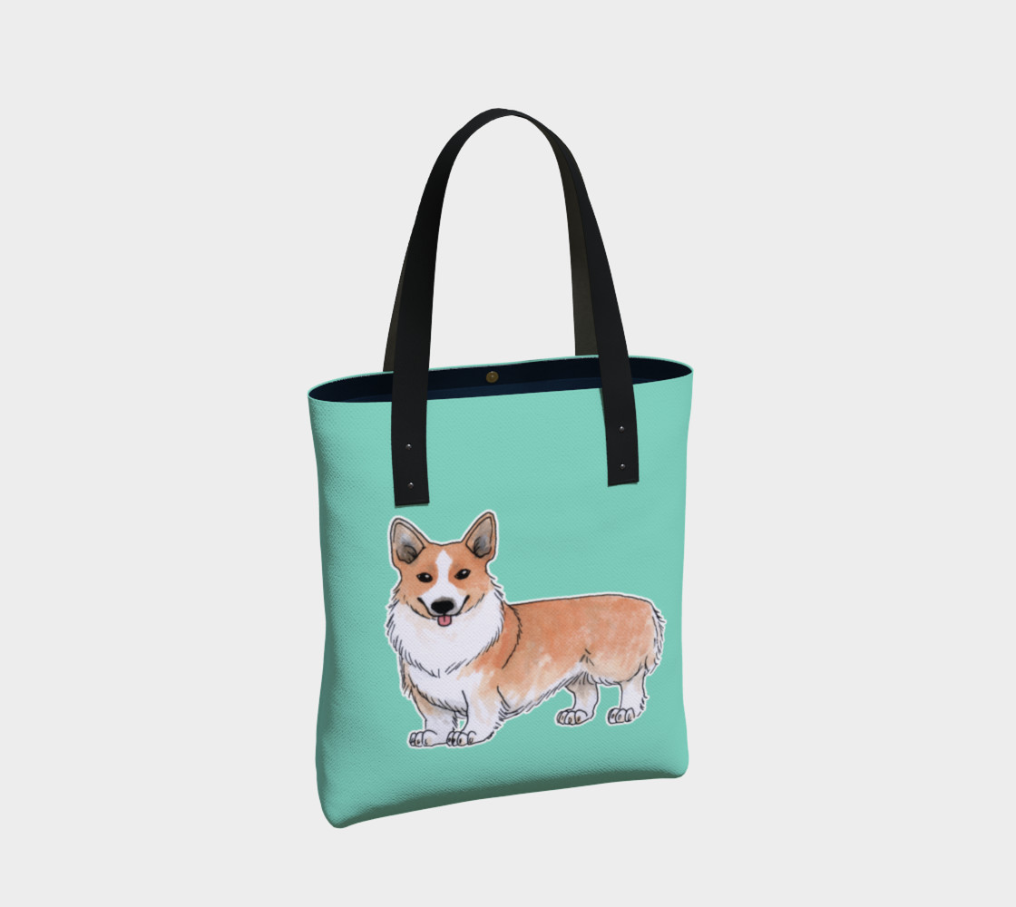 Welsh corgi dog Tote Bag preview #2