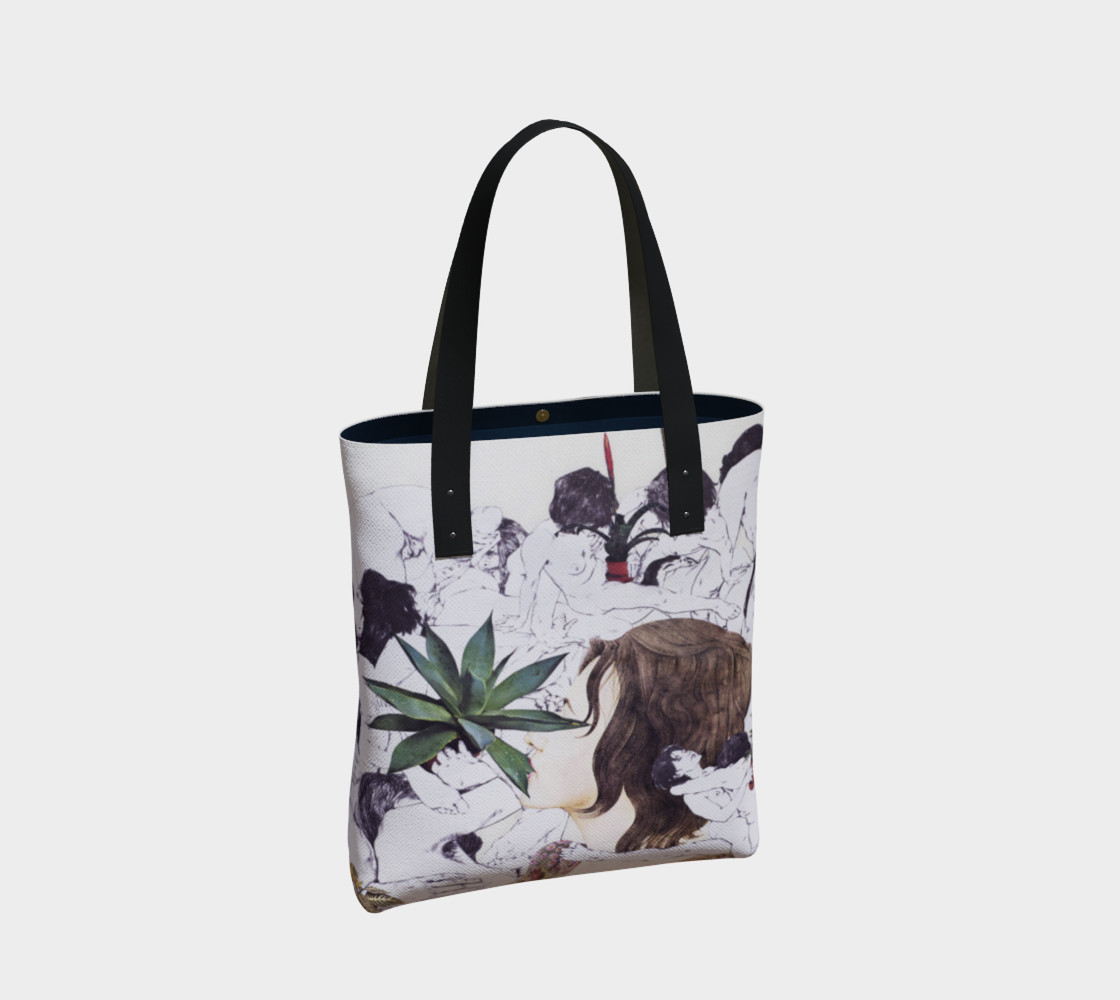The Joy of Sex and Indoor Gardening Canvas Tote preview #2