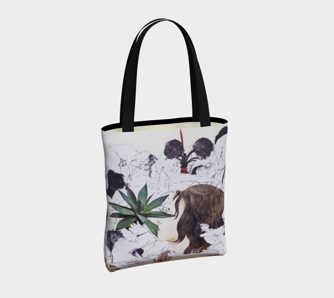 The Joy of Sex and Indoor Gardening Canvas Tote preview #4