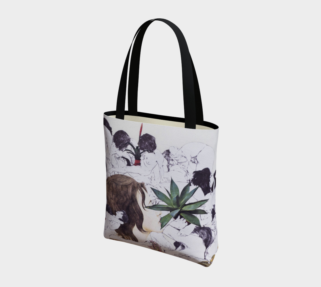 The Joy of Sex and Indoor Gardening Canvas Tote preview #3