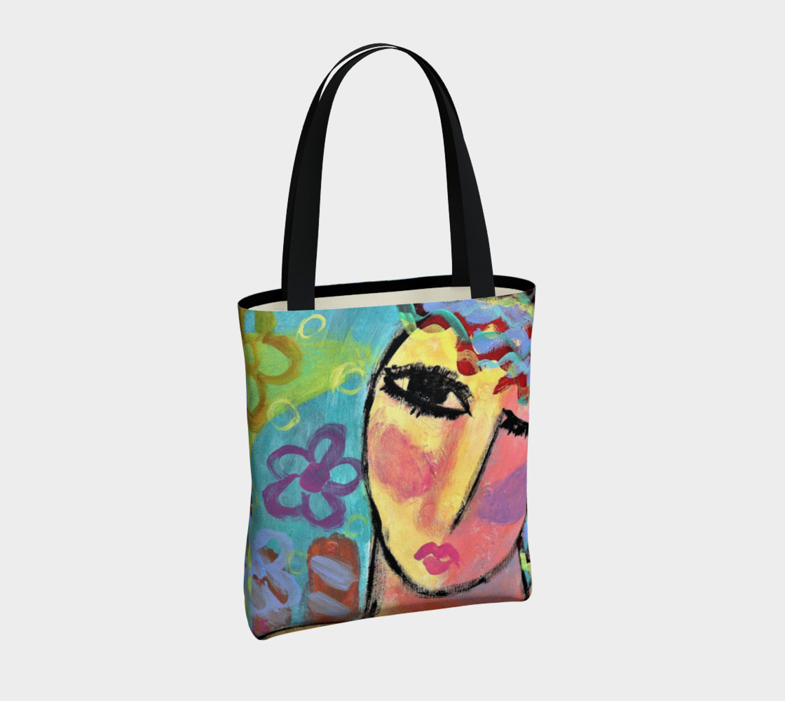 Original Abstract Art Tote Bag preview #4