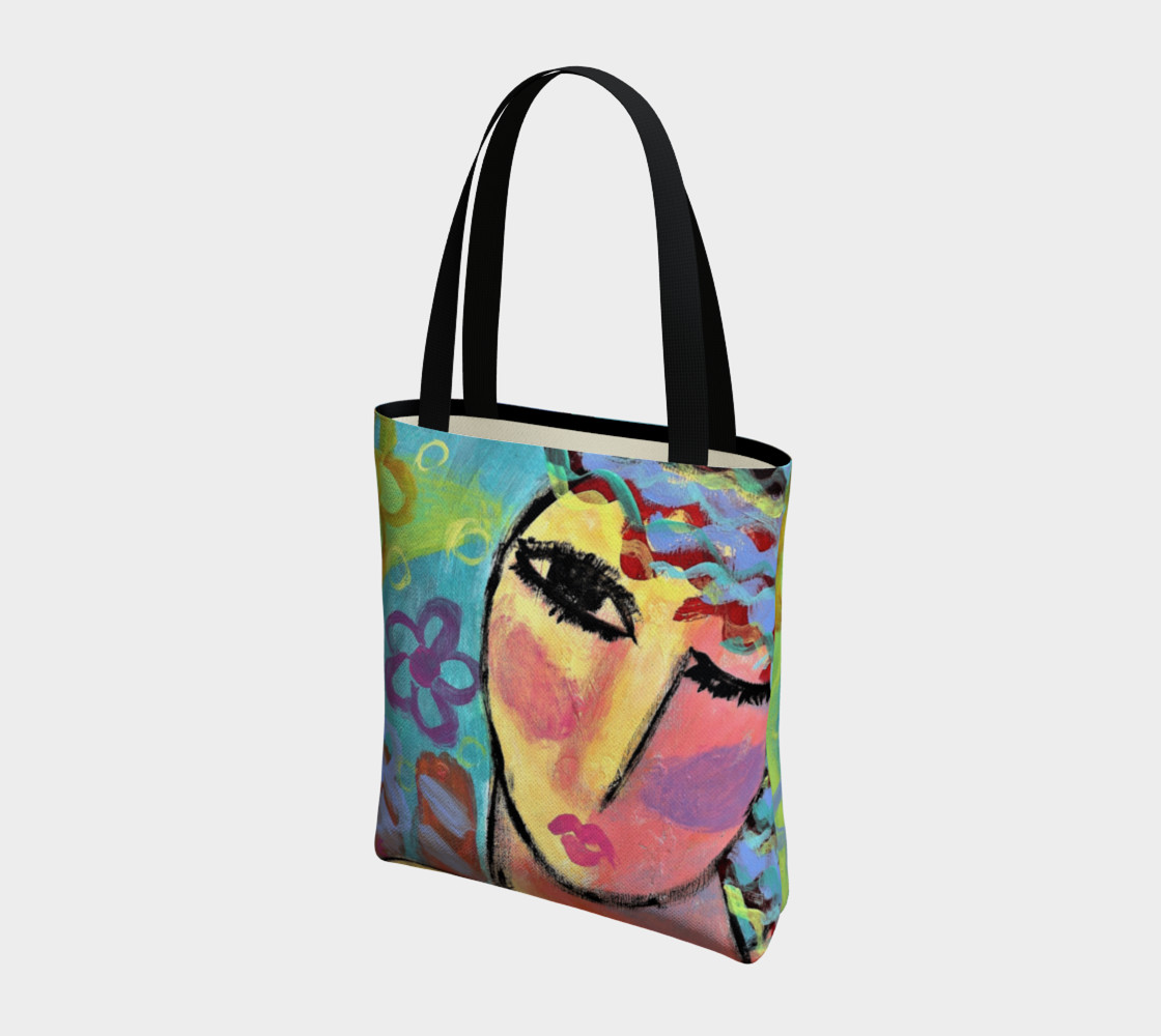 Original Abstract Art Tote Bag preview #3