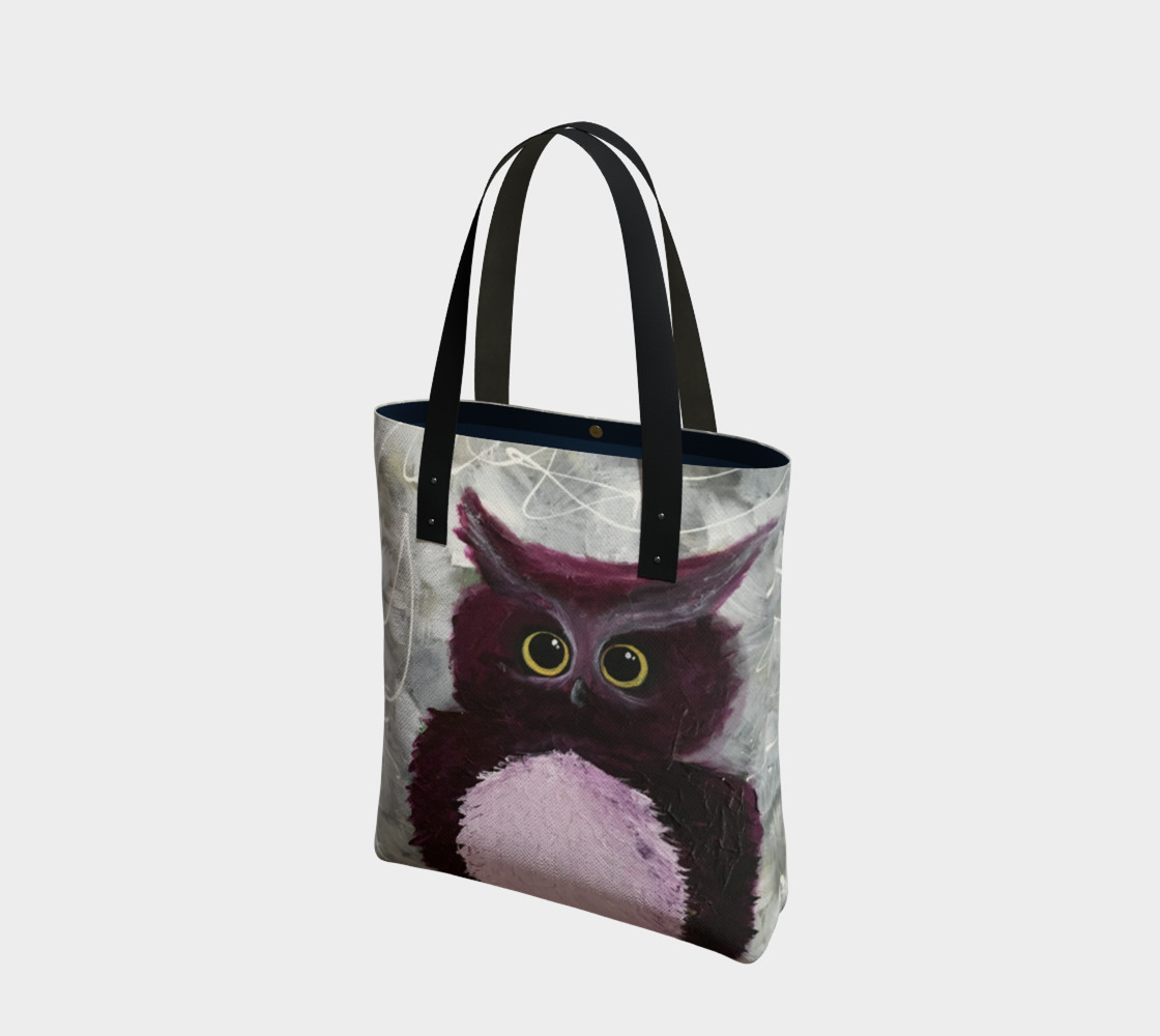 Mulberry Owl Tote Bag preview #1