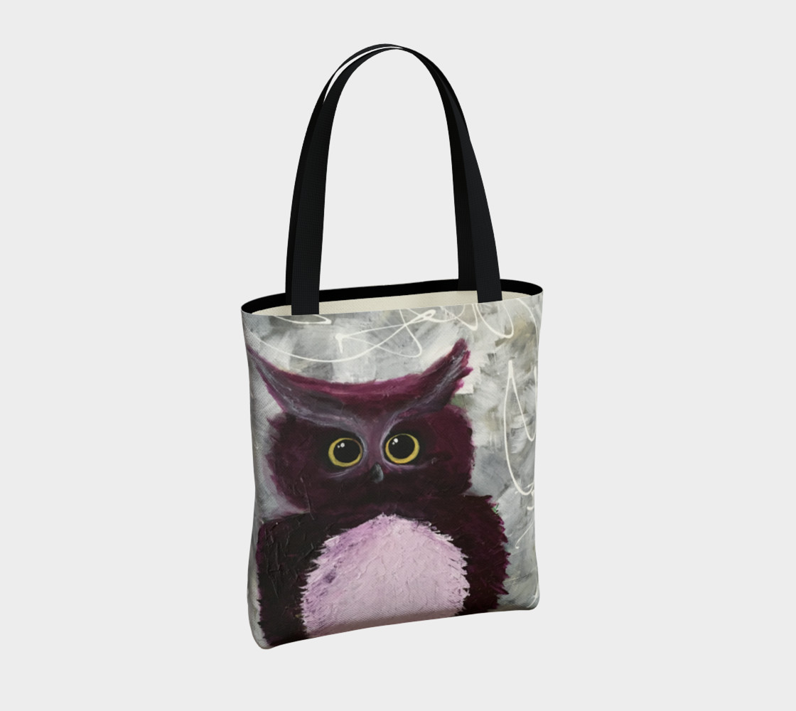 Mulberry Owl Tote Bag preview #4