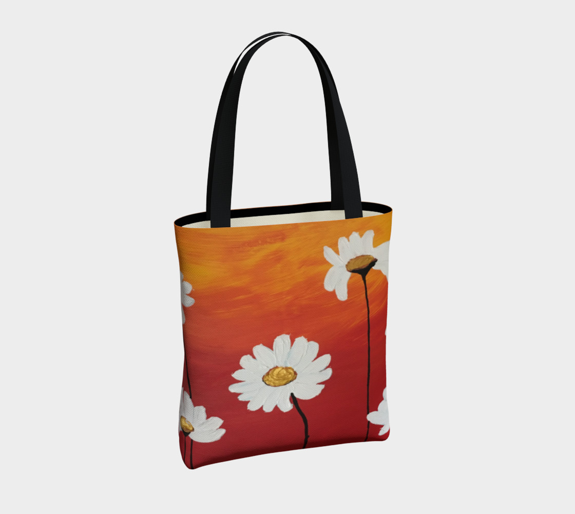 Daisy Sunset Tote Bag preview #4