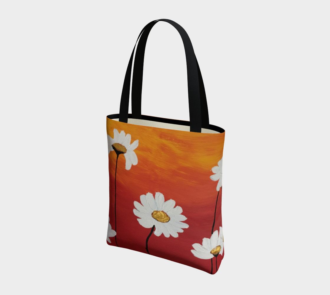 Daisy Sunset Tote Bag preview #3