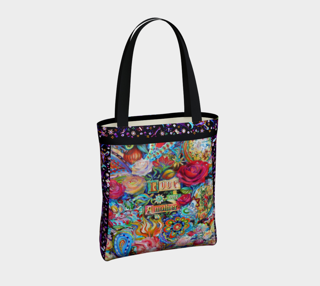 Love One Another Canvas Tote Bag preview #4