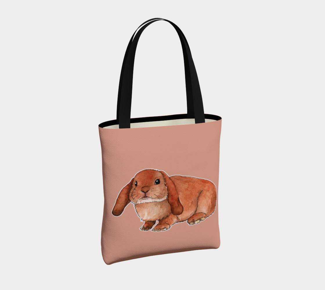 Red rabbit ram Tote Bag preview #4
