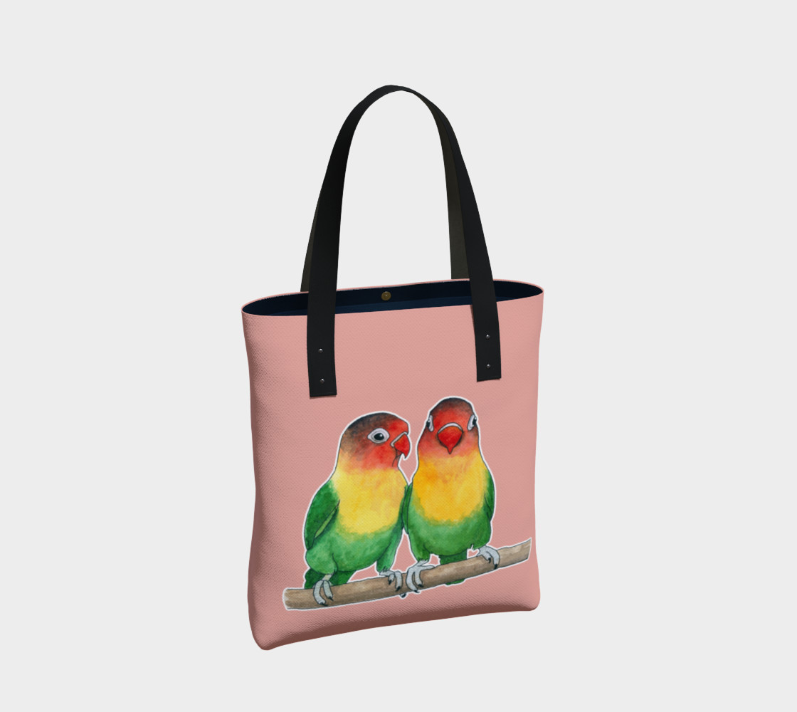 Fischer's lovebirds Tote Bag preview #2