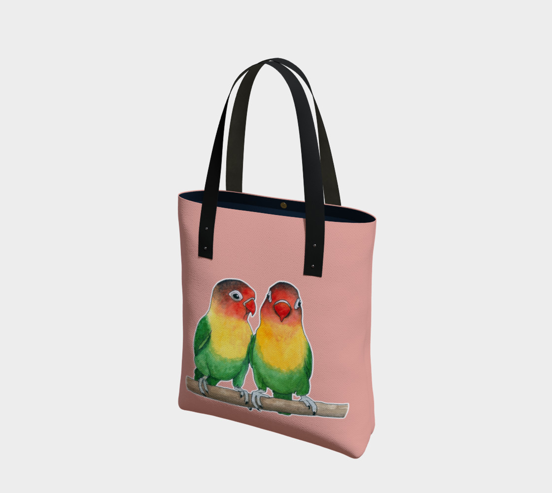 Fischer's lovebirds Tote Bag preview #1