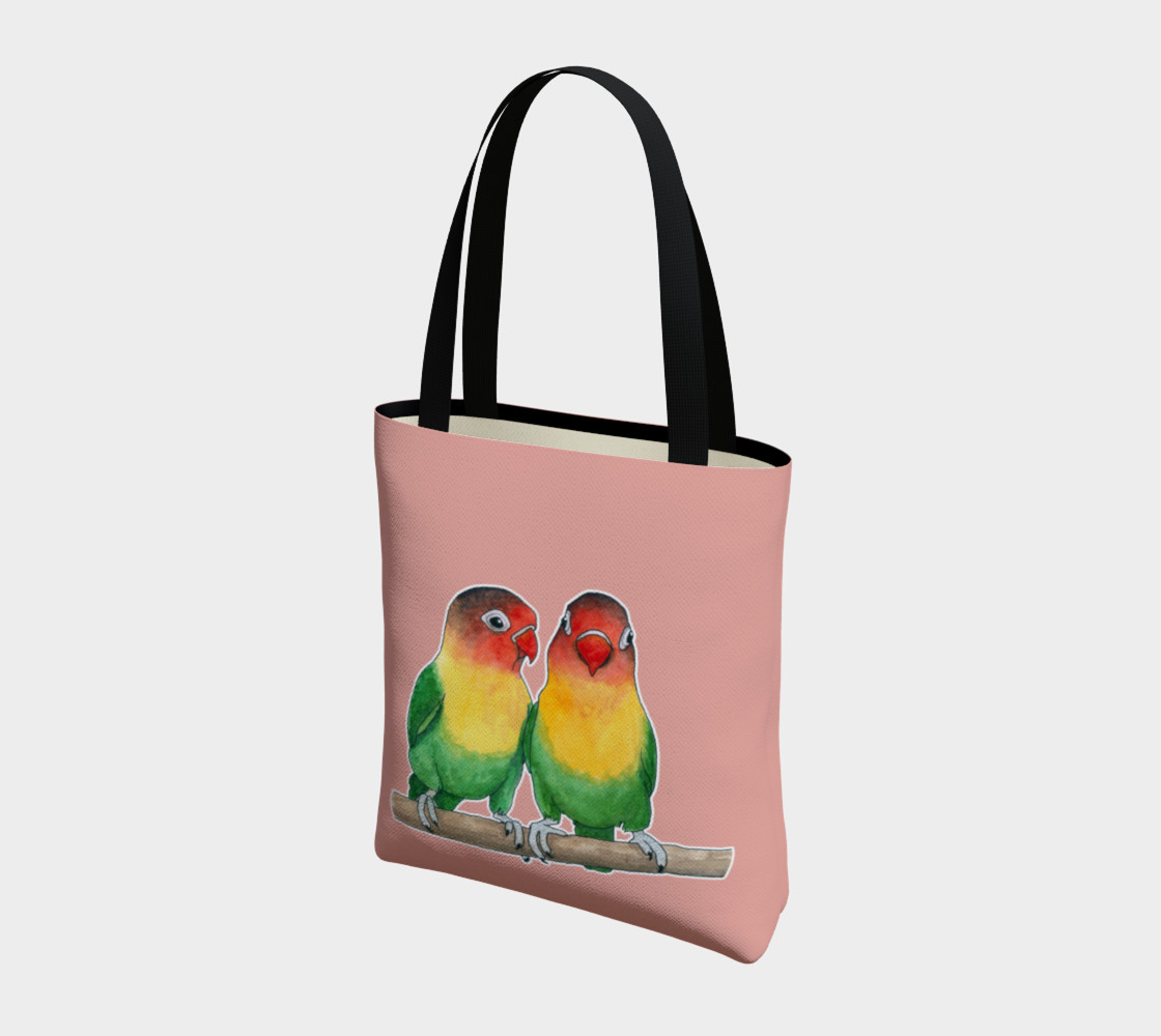 Fischer's lovebirds Tote Bag preview #3