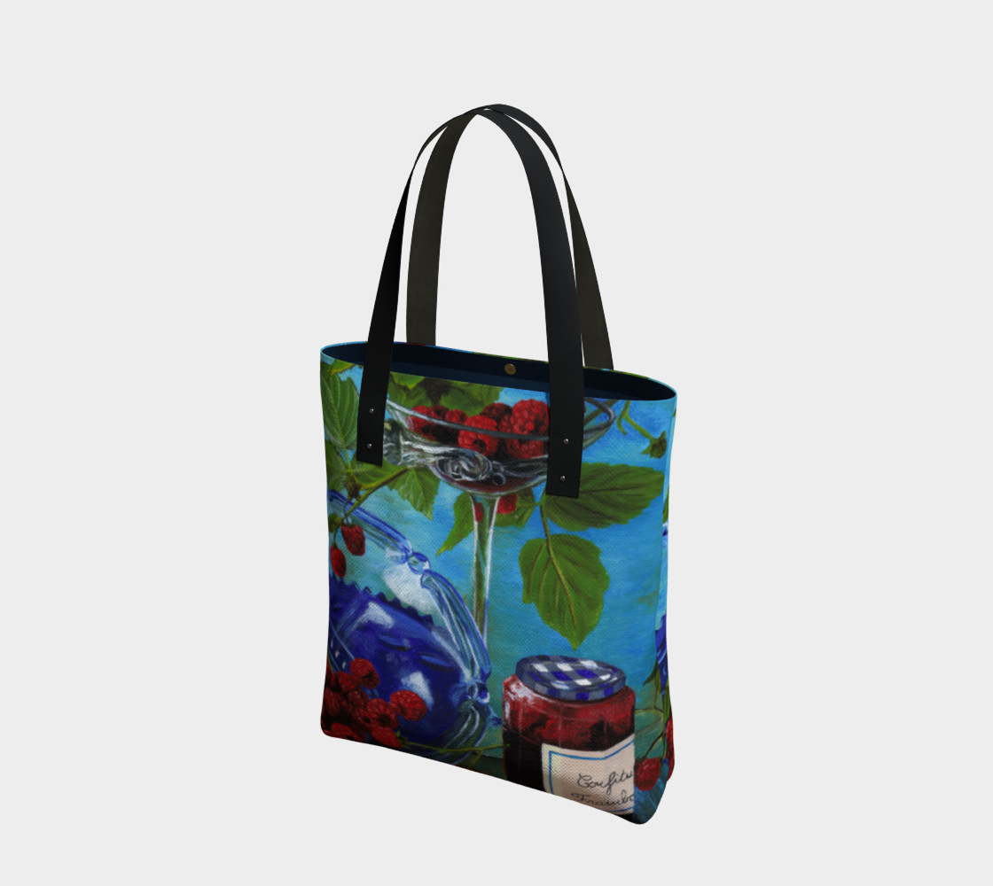 Still life with raspberries Tote Bag preview #1