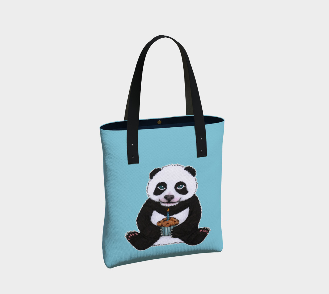 Baby panda's birthday Tote Bag preview #2