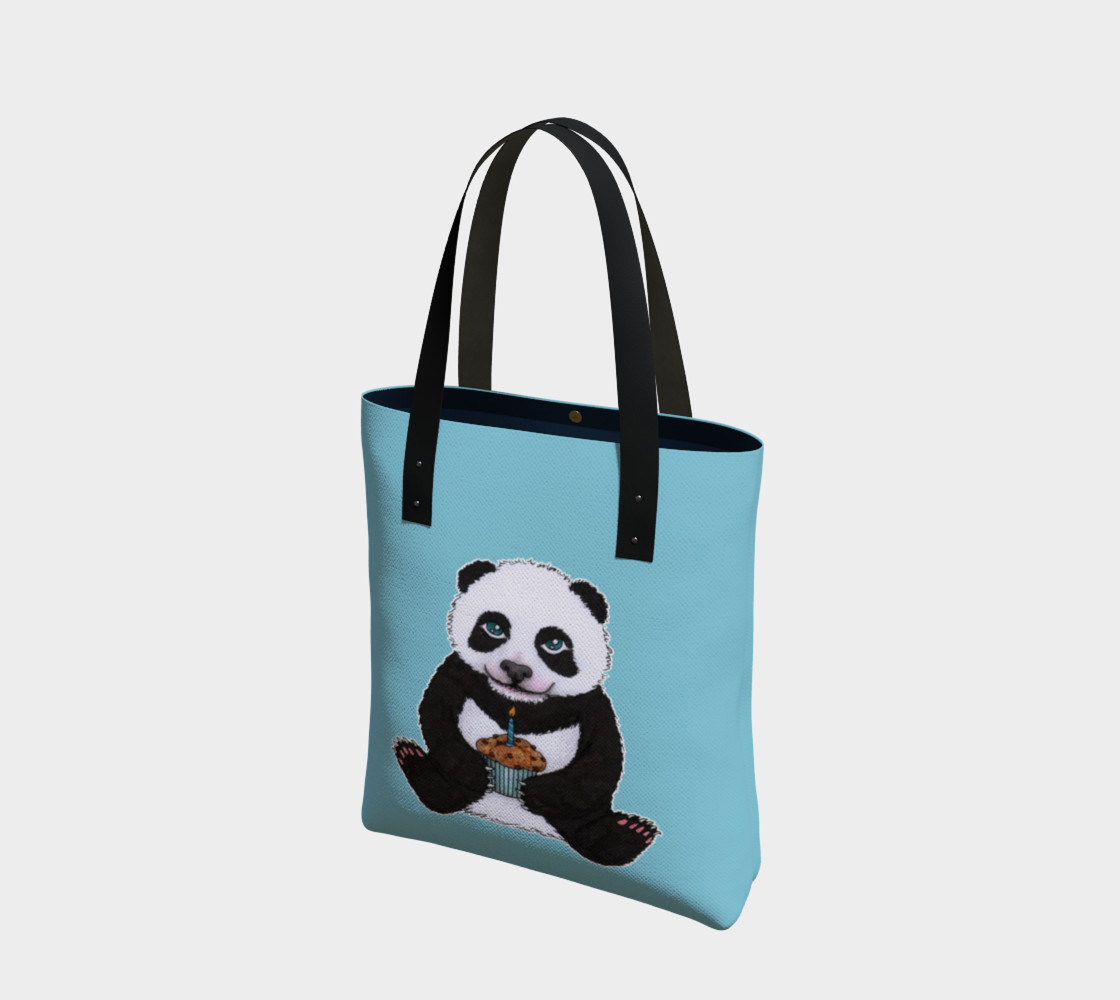 Baby panda's birthday Tote Bag preview #1