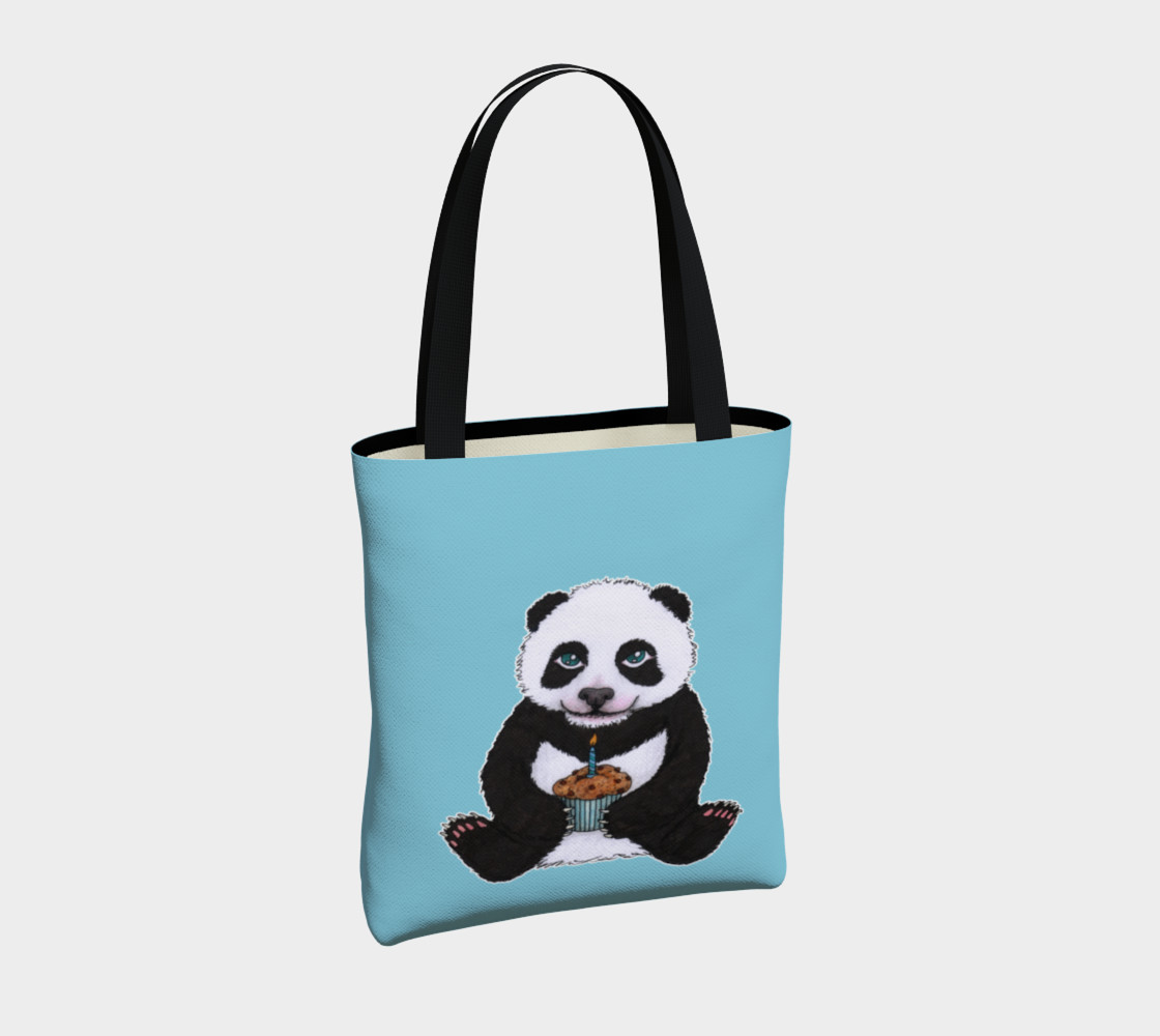 Baby panda's birthday Tote Bag preview #4
