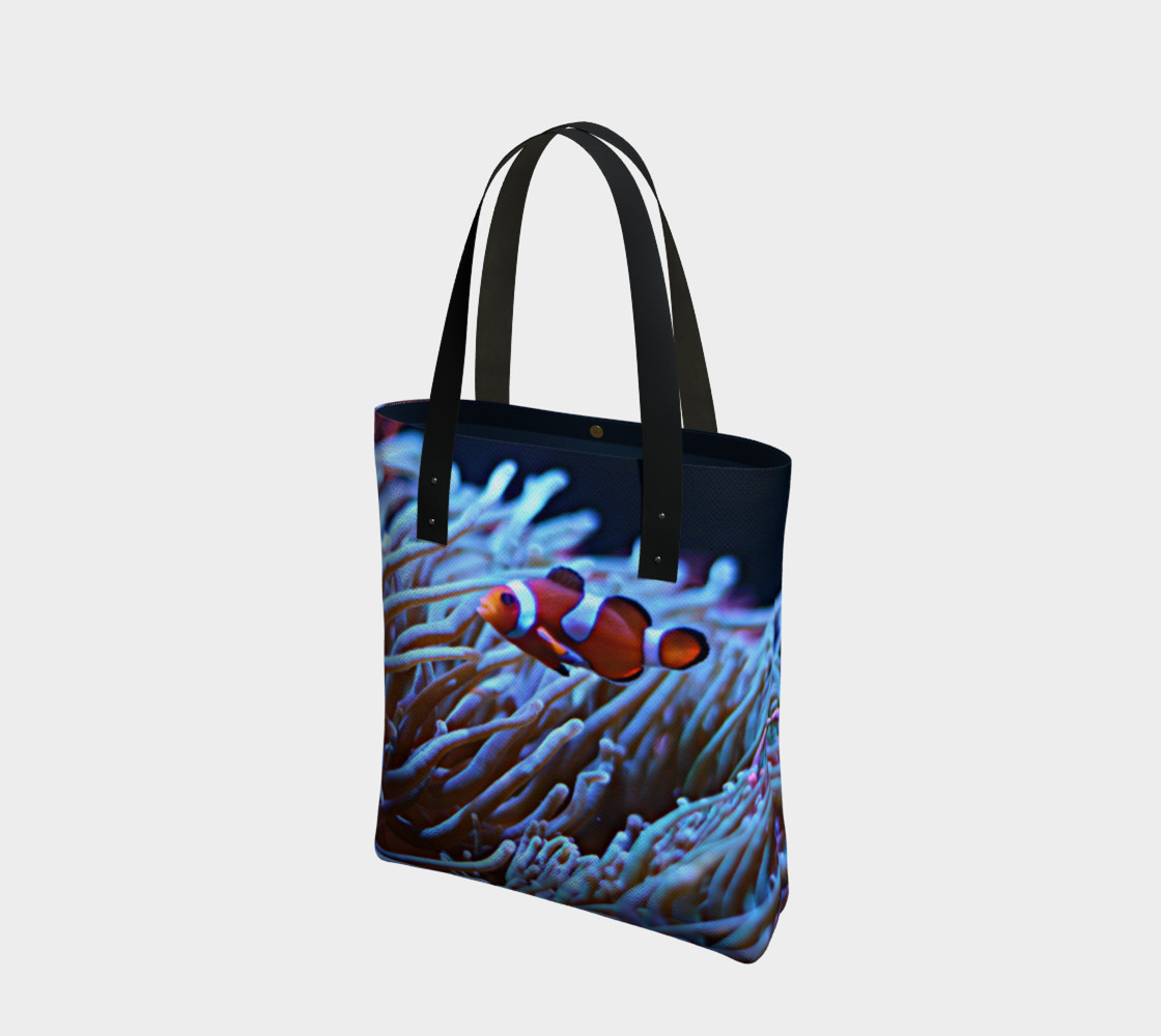 Clownfish Black light Reactive Tote preview #1
