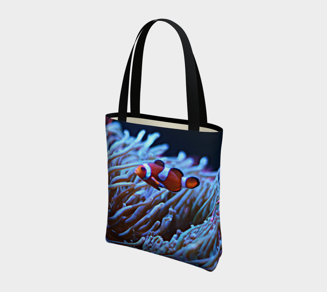 Clownfish Black light Reactive Tote preview #3