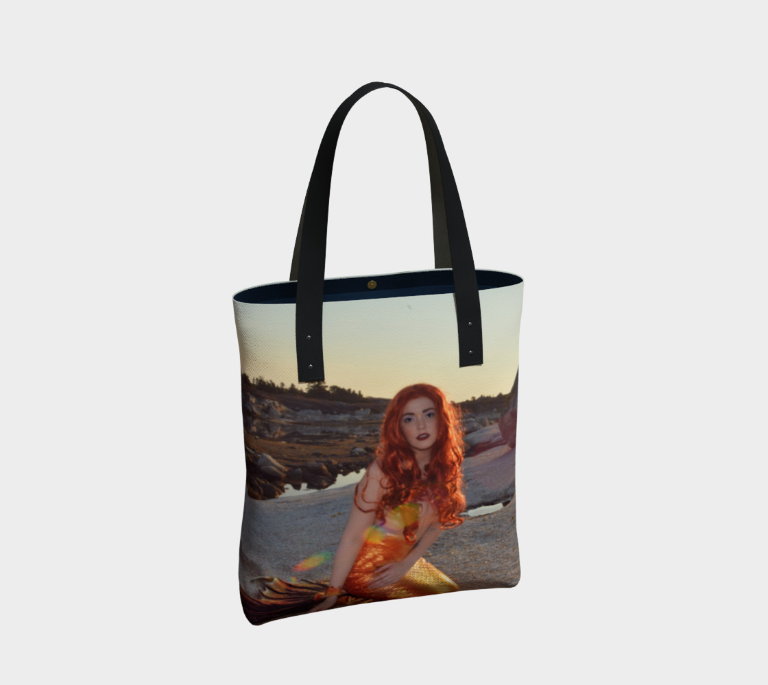 Sunset Pinup Mermaid Tote preview #2