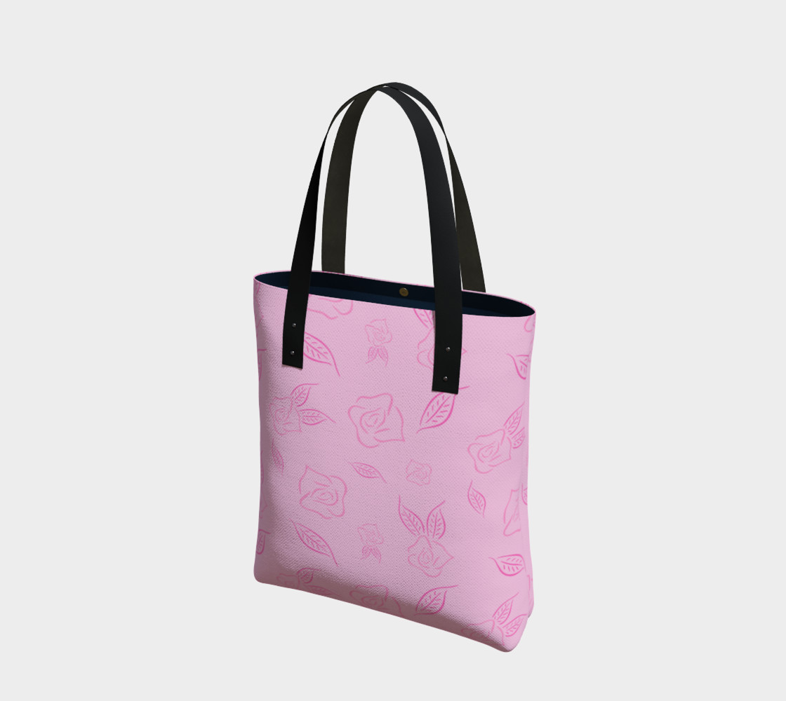 Cartoon Rose Basic Tote preview #1