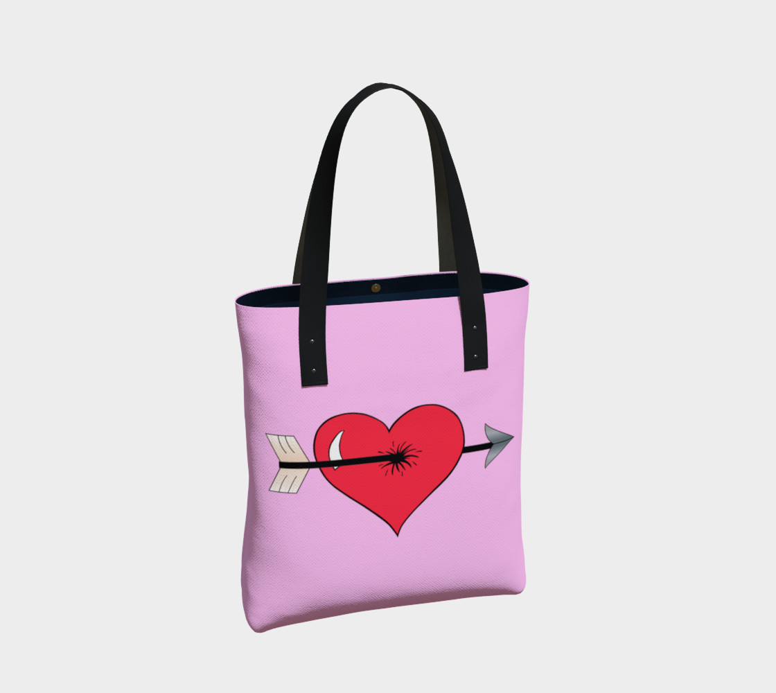 Struck by Cupid's Arrow Basic Tote Miniature #3