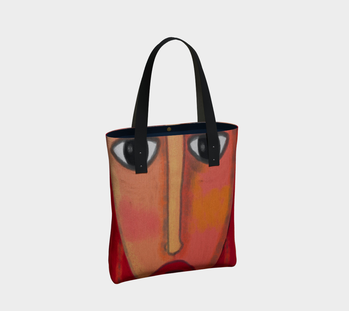 Big Red Lips Abstract Art Shoulder Bag preview #2