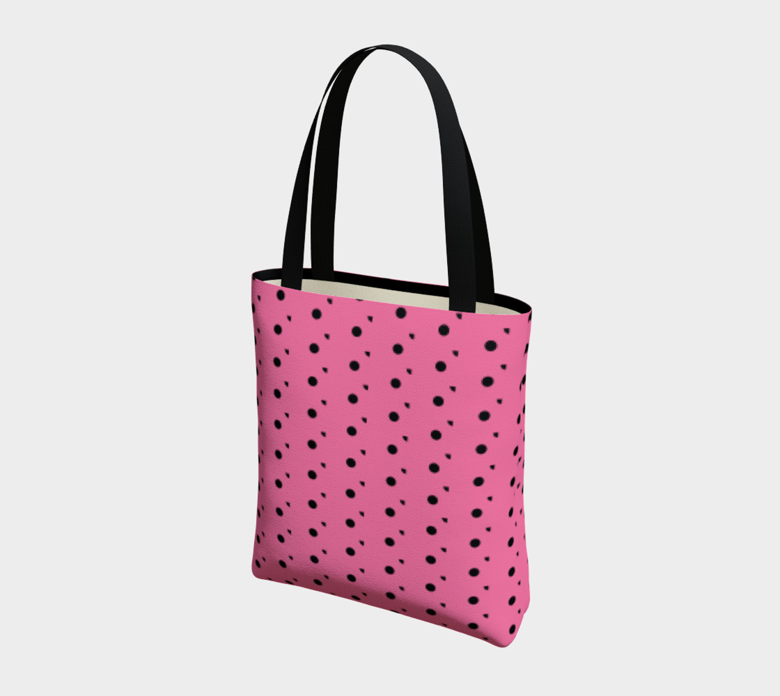 Aperçu de Tracks Bubble Gum Tote Bag #3