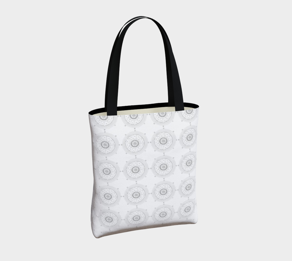 Medallion Bag in Soft Gray preview #4
