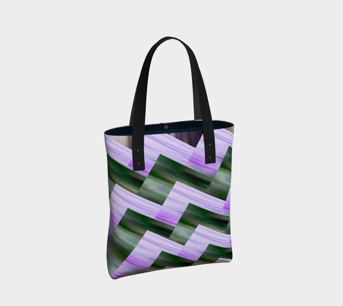 Green and violet zigzag preview #2