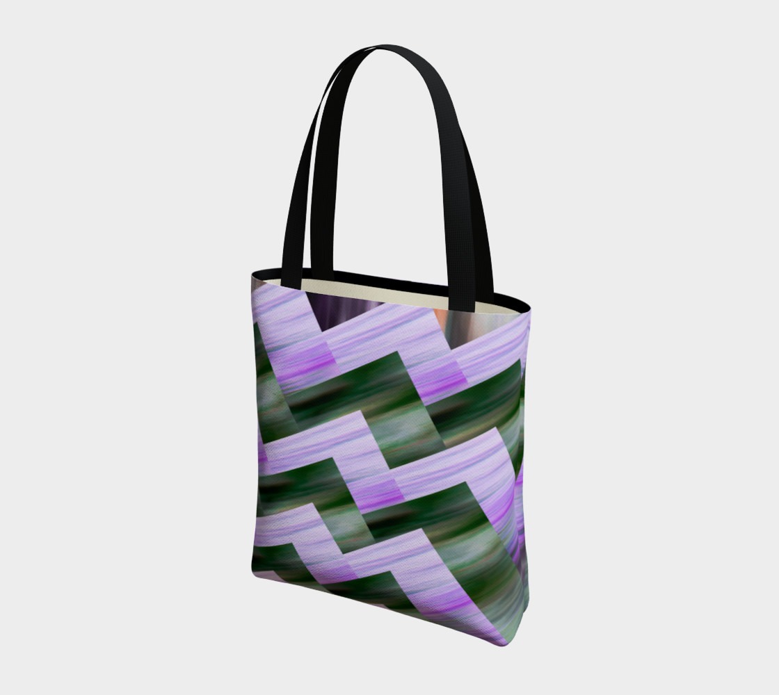 Green and violet zigzag preview #3