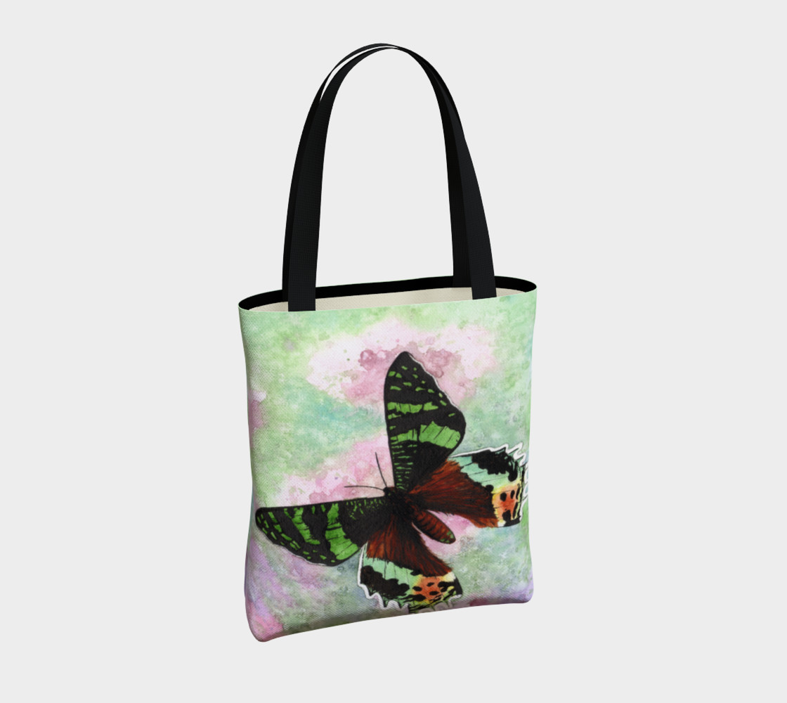 Urania Ripheus butterfly Tote Bag thumbnail #5