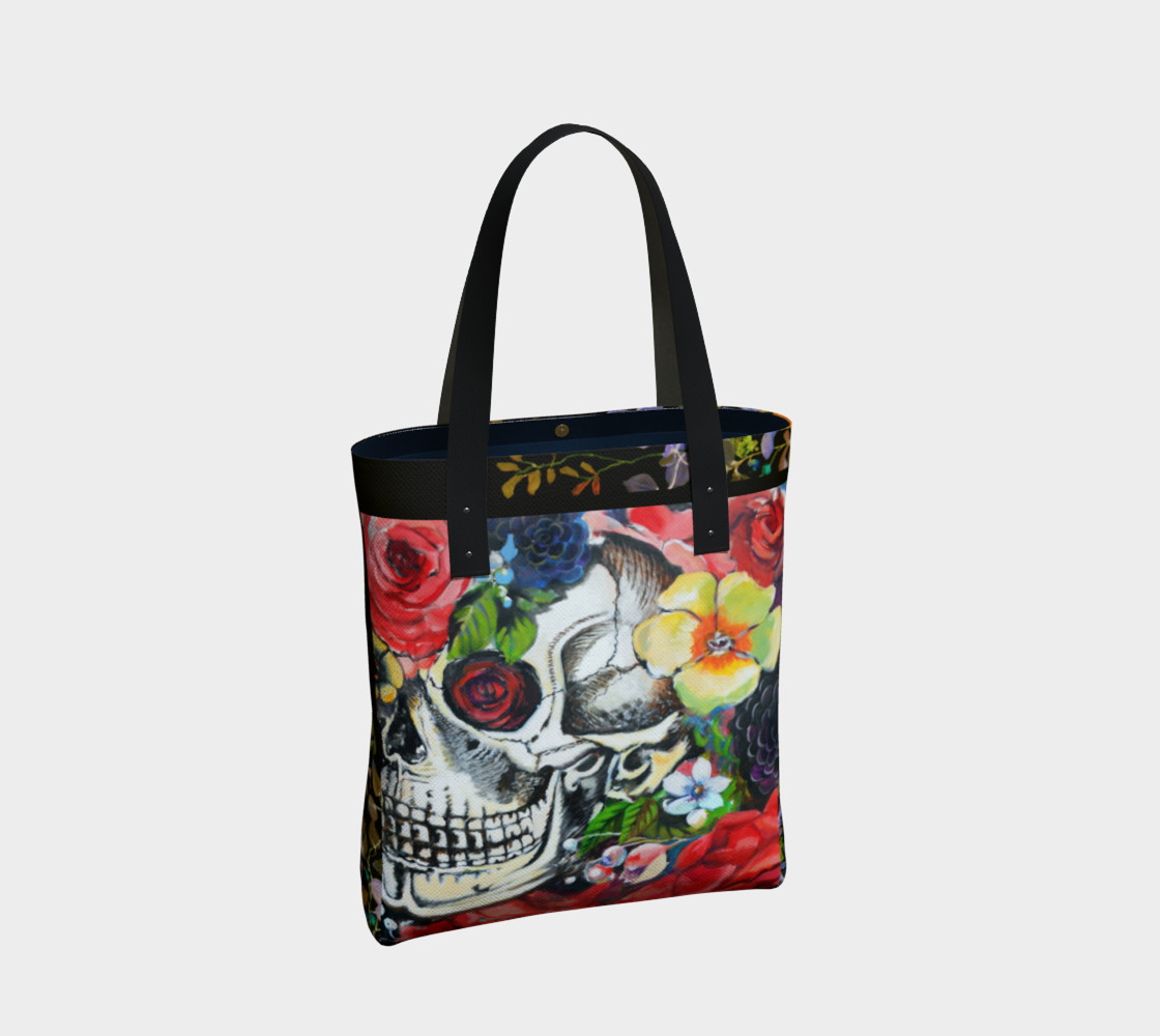 Memento Skull Tote Bag preview #2