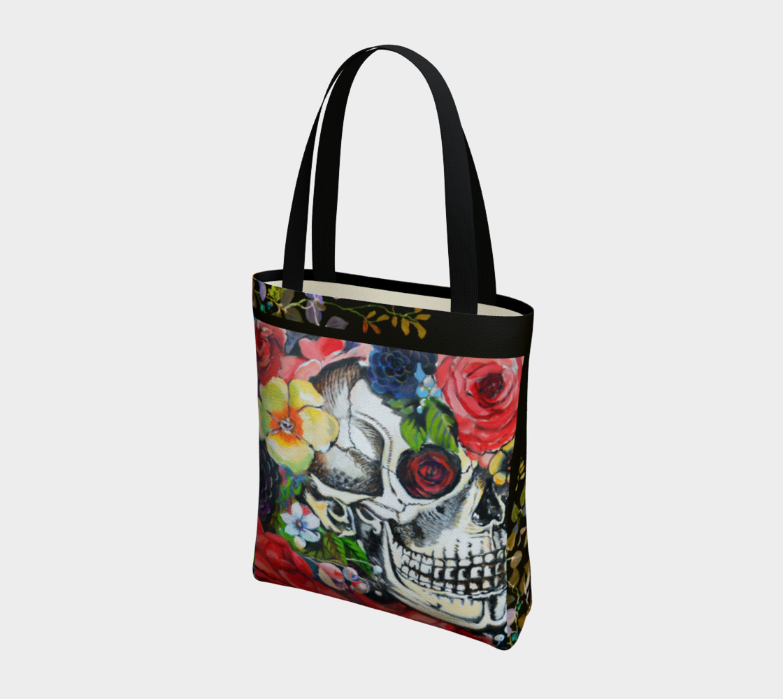 Memento Skull Tote Bag preview #3