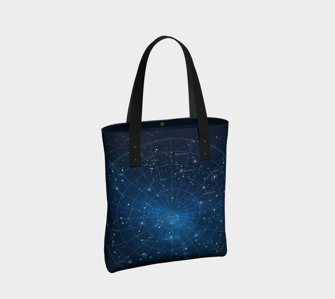Constellation Star Map Tote Bag preview #2