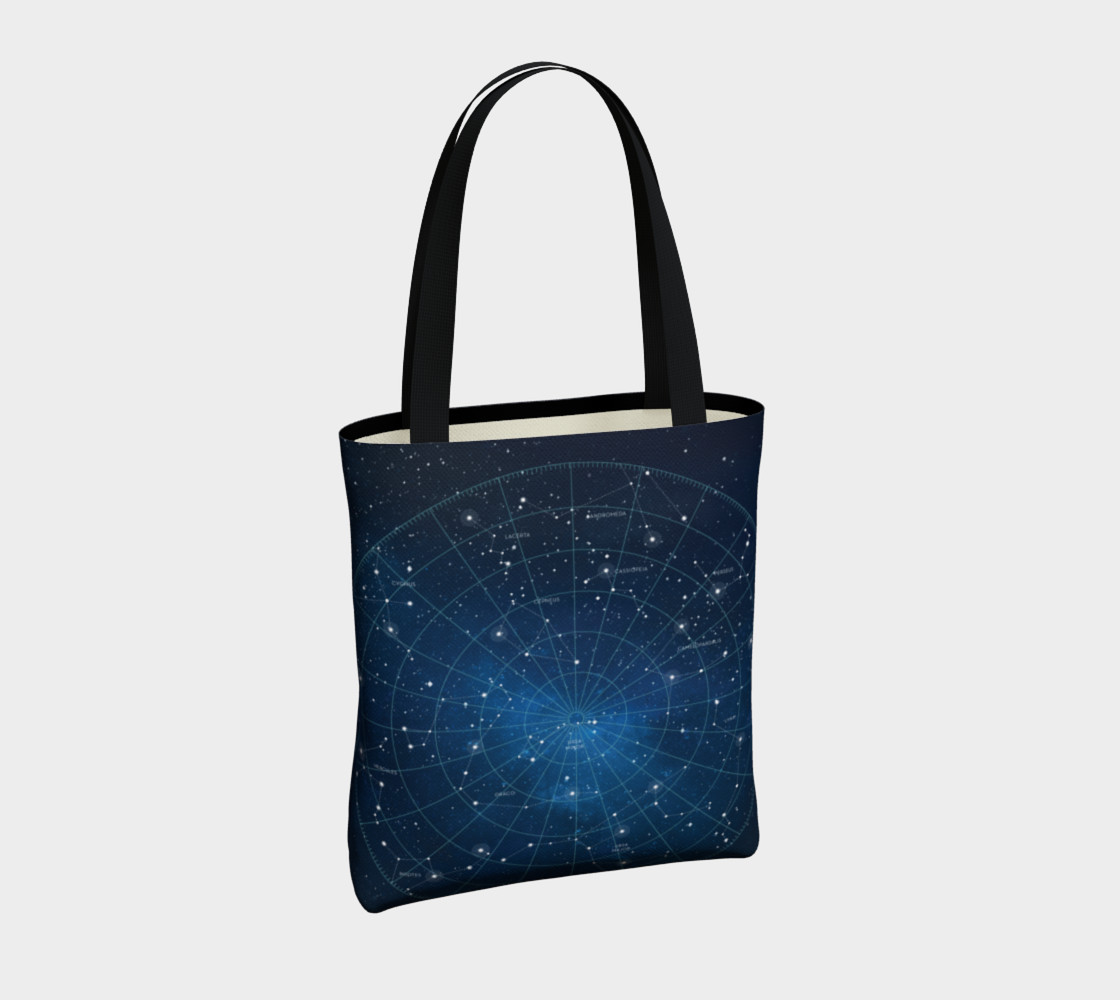 Constellation Star Map Tote Bag preview #4