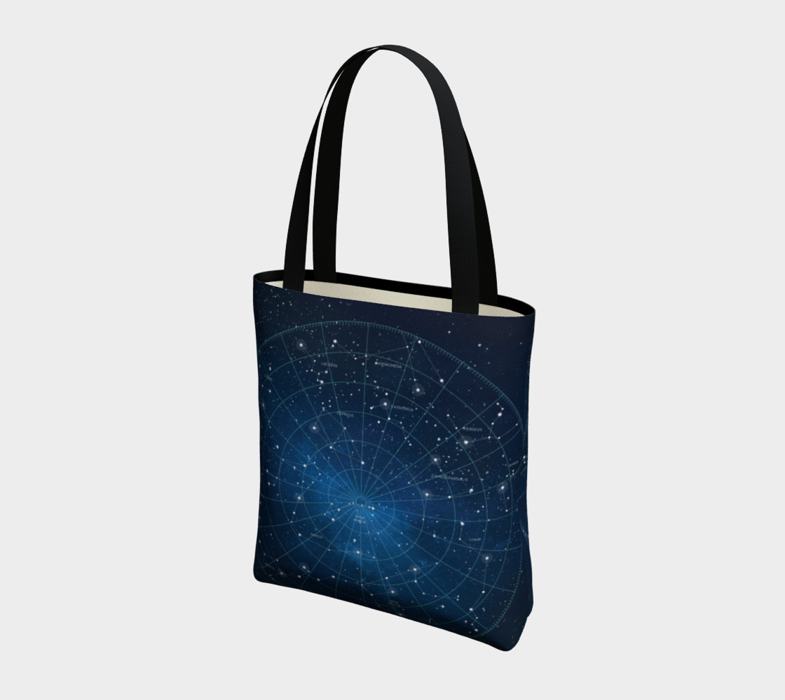 Constellation Star Map Tote Bag preview #3