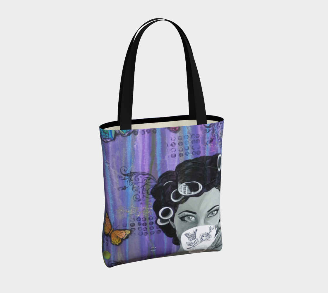 Hair Day Flare Tote Bag preview #4