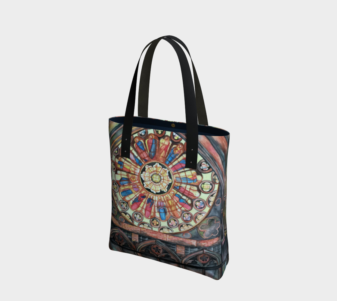 North Rose Window Tote Bag preview #1