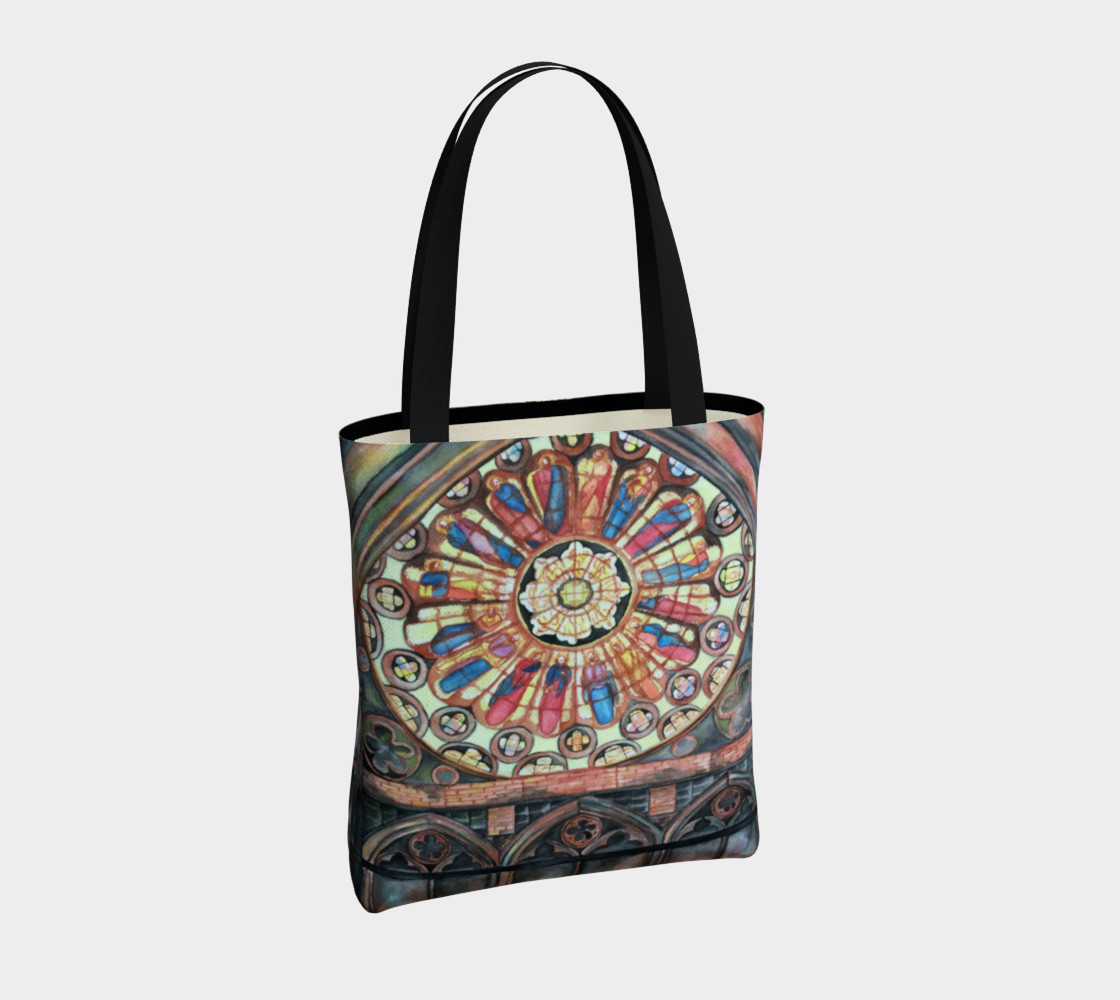 North Rose Window Tote Bag preview #4