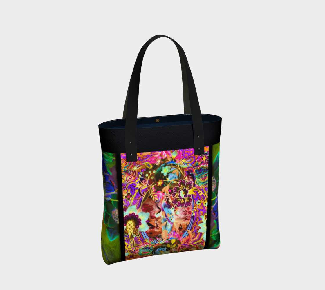 Bohemian Goddess Neon Tote Bag preview #2