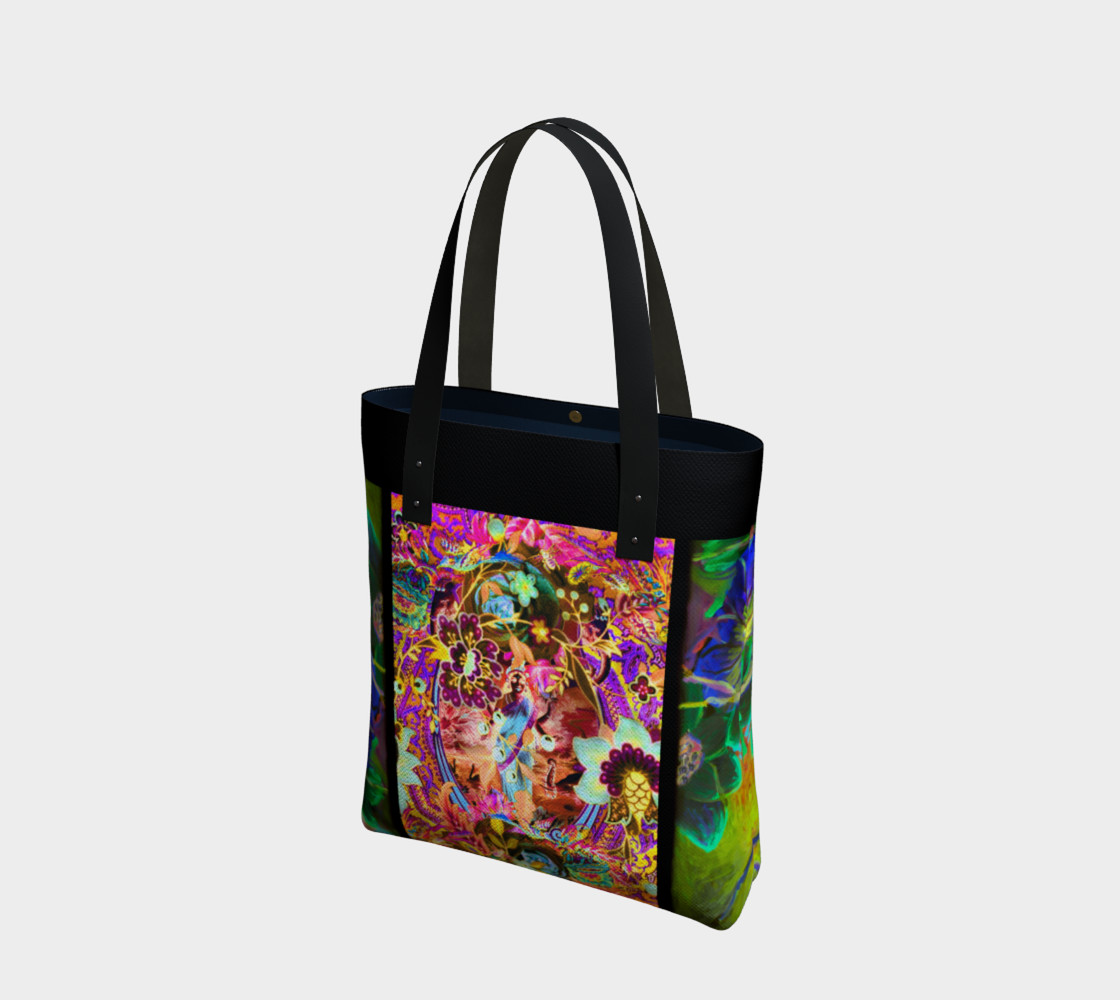 Bohemian Goddess Neon Tote Bag preview #1
