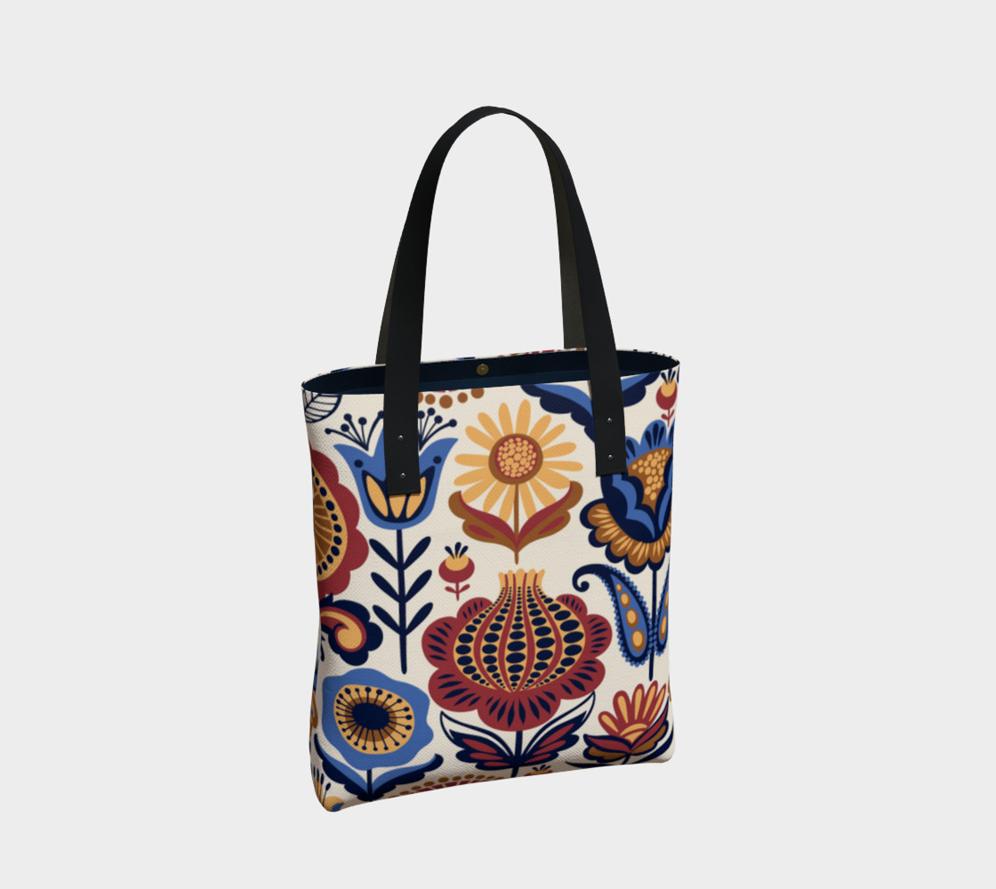 Vintage Folk Art Floral preview #2