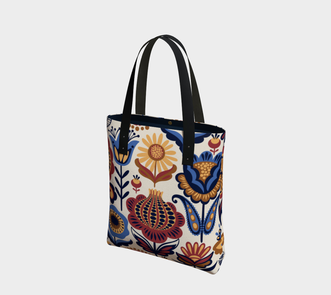 Vintage Folk Art Floral preview #1